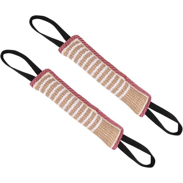 Jouet à mordre pour chien taille M/L avec poignées – résistant idéal dressage et jeu interactif