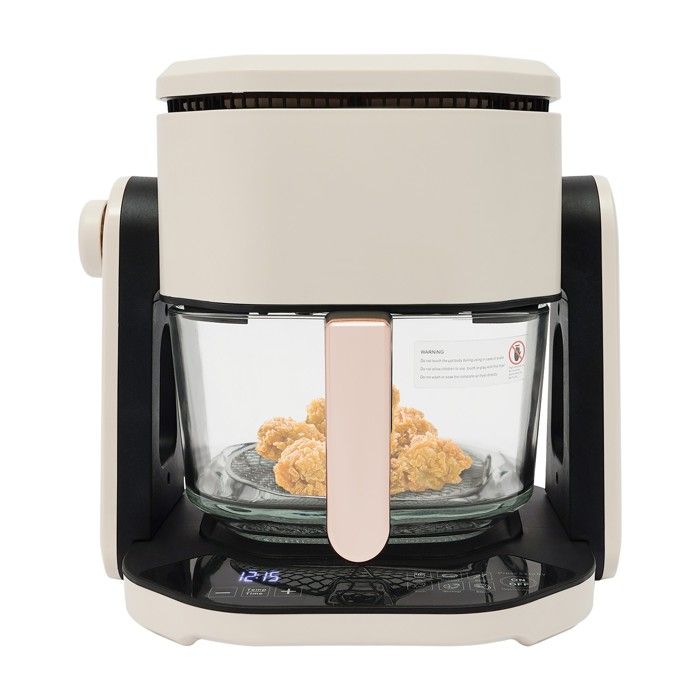 Friteuse sans Huile Électrique 4.5L - Air Fryer - Friteuse à Air Chaud - Cuisson Rapide Saine Sans Huile - 1200W - Blanc