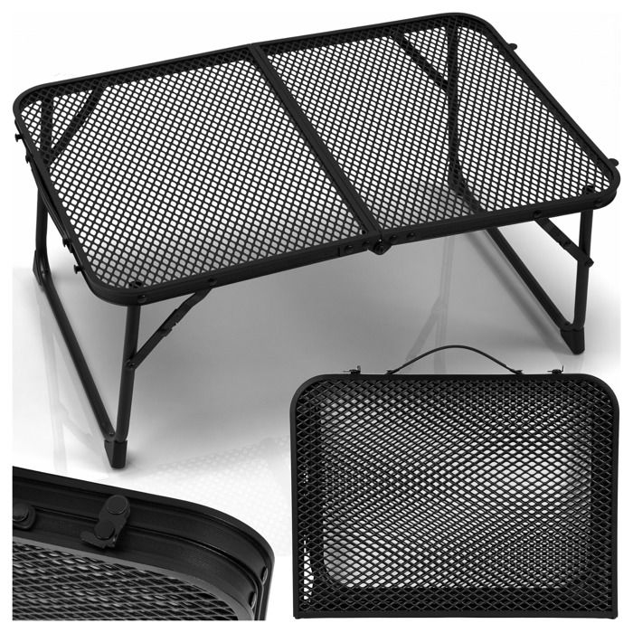 Table de camping pliante dans un étui en aluminium FLIP 60