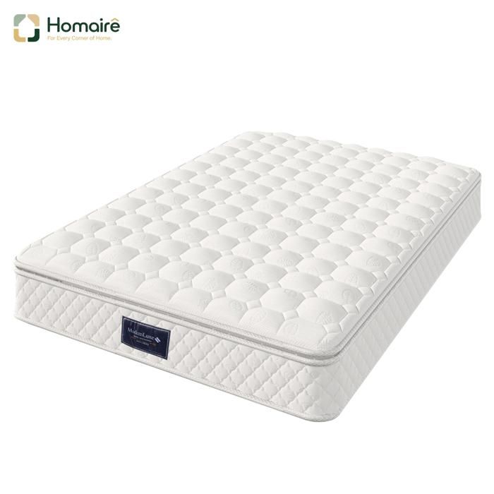 Matelas à ressorts emballés Oeko-Tex Standard 100 Hauteur 25cm Housse en polyester respirante HOMAIRE