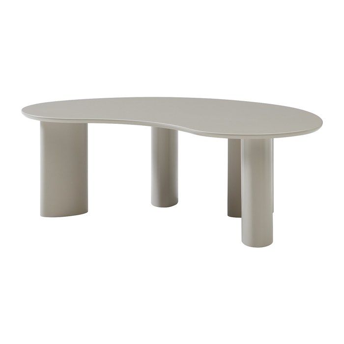 Table basse en MDF - Beige - CALYNOR