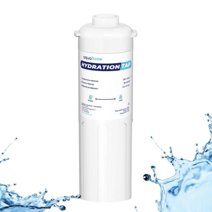 Filtre à Eau - AQUAFLOOW - AF11F - Filtration 5 étapes - Durée de vie 6 mois - Réduction chlore