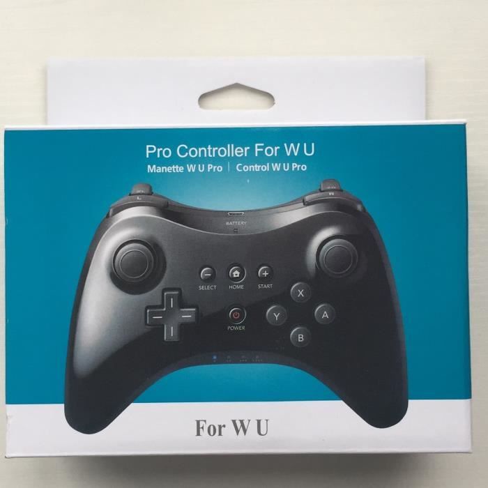 Jeux Vidéo Wii U Pro Bluetooth Contrôleur Sans Fil pour Nintendo Wii U, Câble de