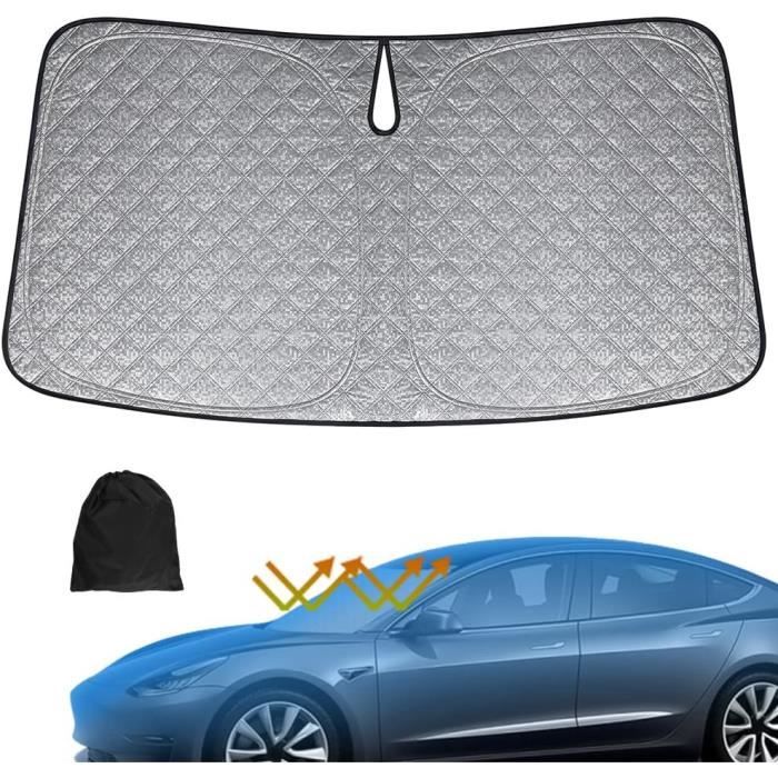 Déflecteur Vitre Pour Tesla Model Y Et Model 3 - Pare-soleil Latéral - Installation Adhésive - Look Sportif