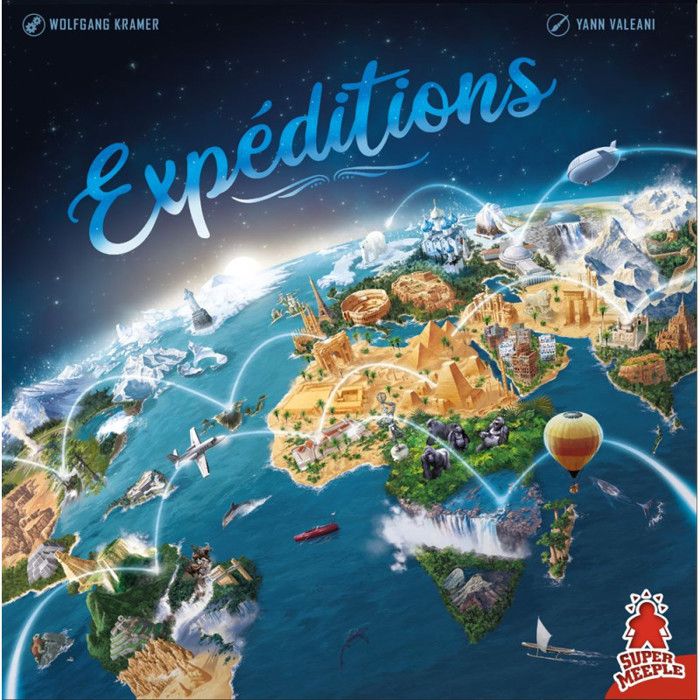 Jeu de stratégie Super Meeple Expéditions Autour du Monde