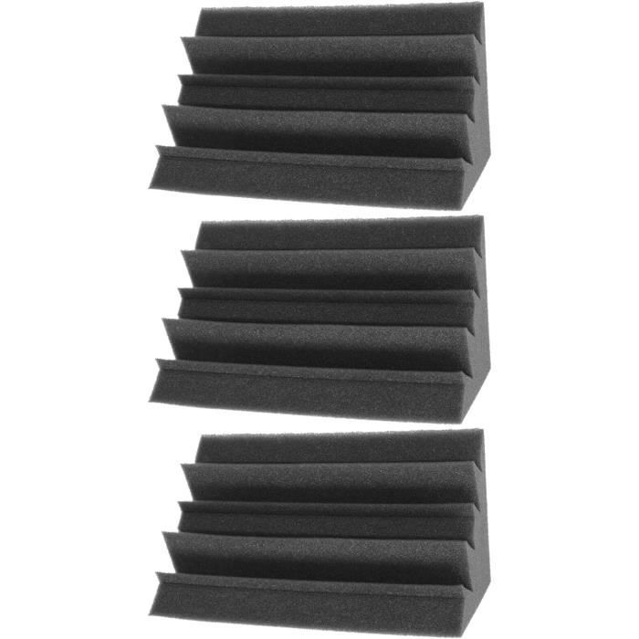 4 pcs coin de Bass Trap panneau acoustique mousse d'absorption acoustique de studio 12 x 12 x 24 4 pcs coin de Bass Trap panneau acoustique mousse d'absorption acoustique de studio 12 x 12 x 24