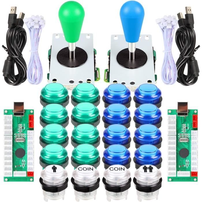 Kit Arcade LED 2 Joueurs EG STARTS - Cdiscount Jeux - Jouets