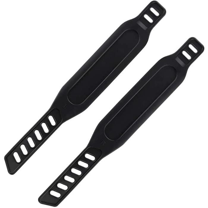 2 Sangles De Pédale De Vélo Antidérapantes - Réglables Pour VTT, Route Et Ville, Fixation Sécurisée