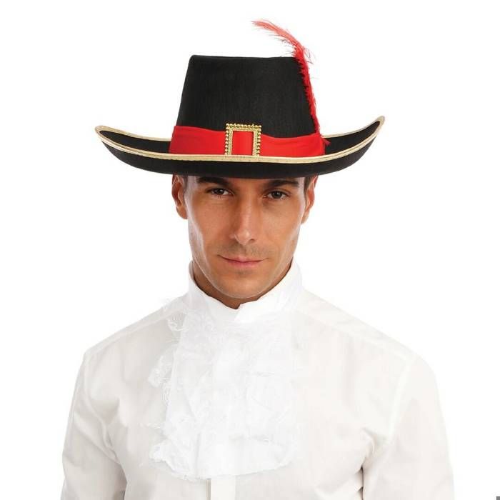 Chapeau Tyrolien avec Plume Rouge