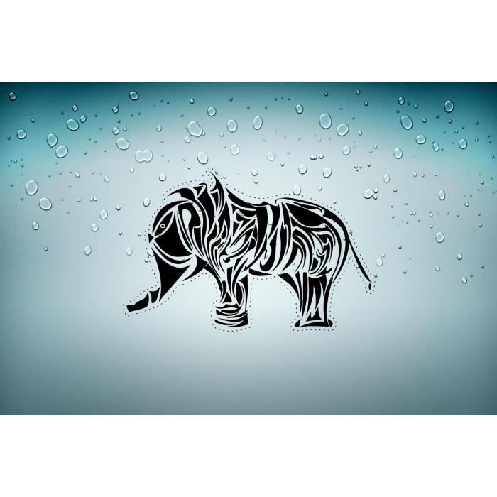 Autocollant Vinyle éléphant Républicain Rose - Découpe Détaillée - Décalcomanie Pour Décoration