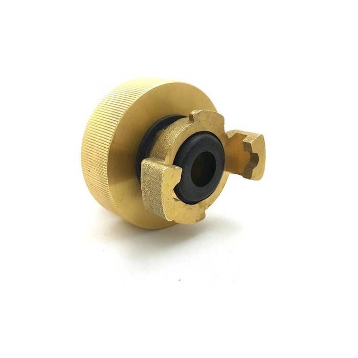 Bouchon Femelle En Laiton S60x6 Pour Cuve IBC 1000L - Adaptateur Robinet De Jardin Fileté 1 Pouce