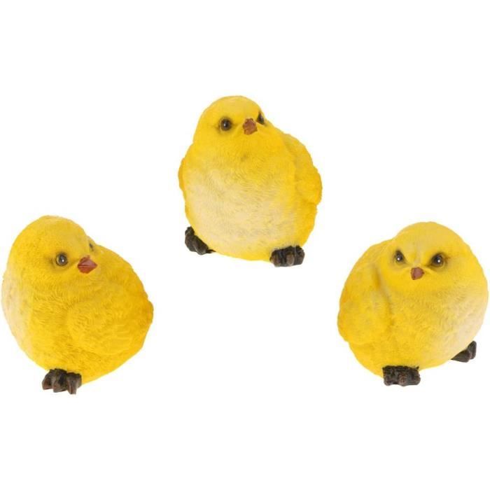 Oiseau En Résine, 4 Pièces, Figurines D'oiseaux De Jardin