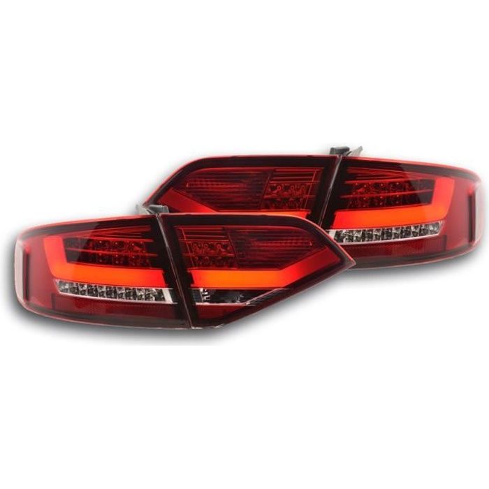 Feux arriere LED Audi A4 B8 8K Limo An. 07-11 rouge/clair 13011