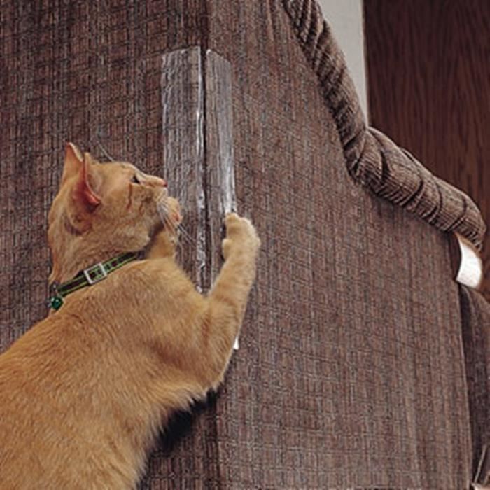 Film De Protection Anti Rayures Pour Canape Jouet Pour Chat Et Chien Fournitures Pour Animaux Dome L 23x46cm Cdiscount