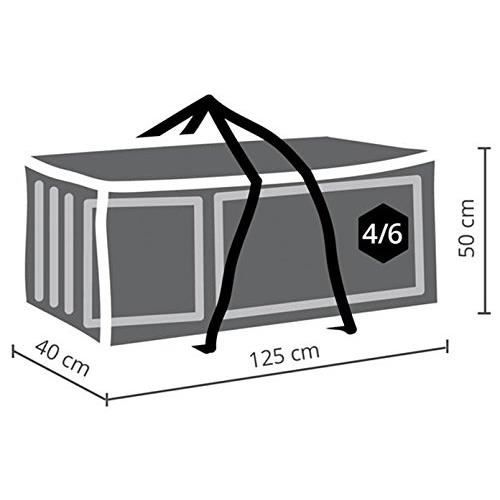 Perel Garden Housse de Protection pour Table de Jardin de