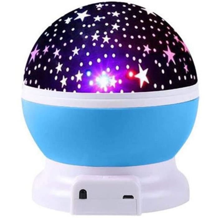 Veilleuse Bébé Musicale Et Lumineuse - YCDZ - Projecteur Etoile 360° Rotation - 8 Couleurs