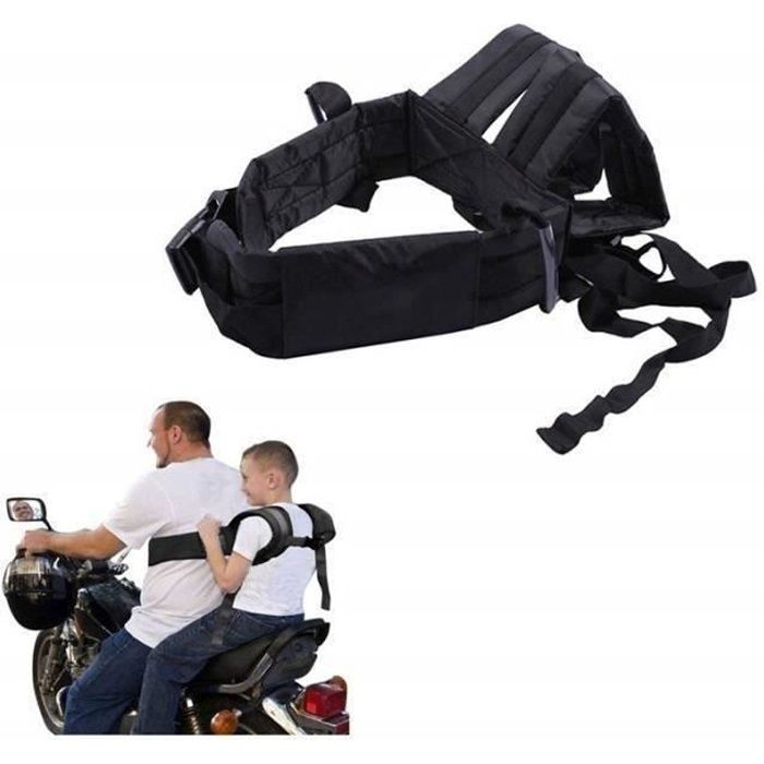 Harnais de ceinture de sécurité réglable pour enfants - L0FF9 - Noir