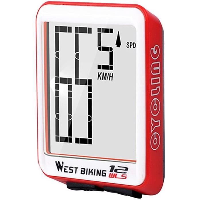 Ordinateur Vélo D'Appartement LCD - Compteur Vitesse, Distance, Calories, Temps & ODO Pour Vélo Stationnaire