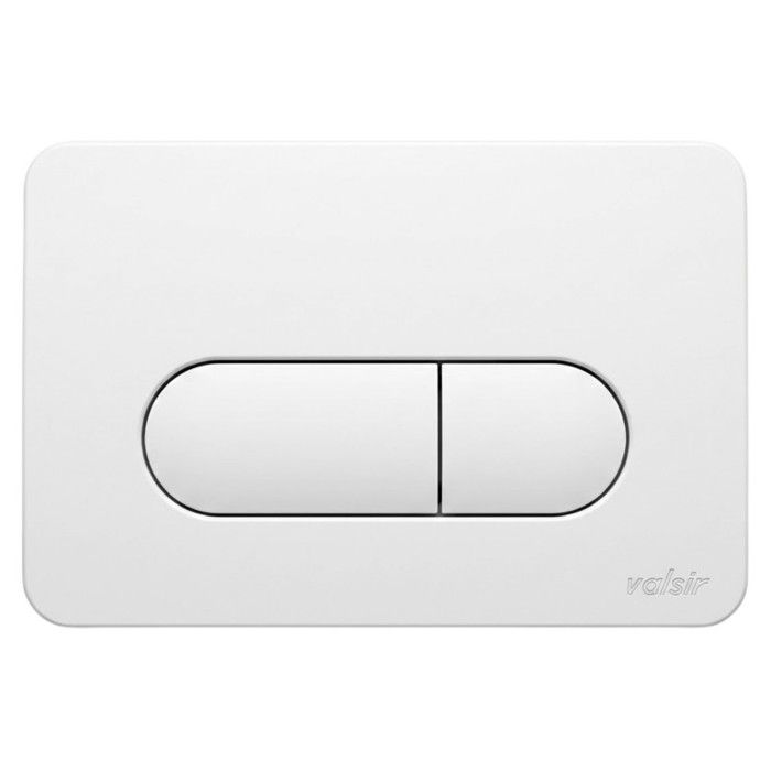 Plaque de commande Valsir bouton rectangulaire