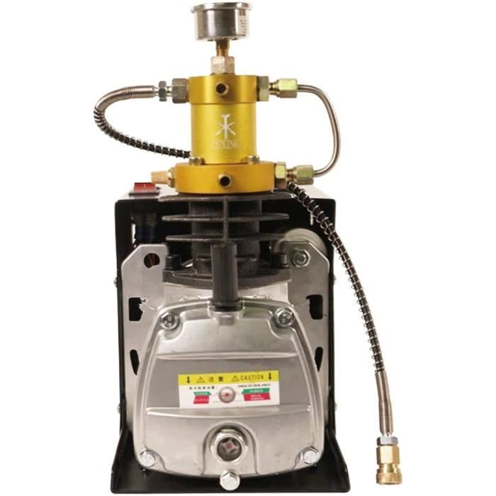 Compresseur D'Air Haute Pression CREWORKS 30MPA 4500PSI - Pompe PCP Portable Avec Refroidissement Eau/Air - Pour Carabines, Paintball, Tests De Pression