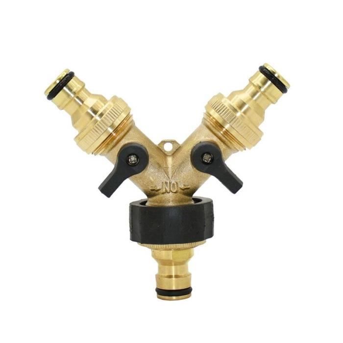 Connecteur Pivotant Laiton Pour Tuyau D'arrosage – 1/2 Barb X 3/4 Femelle, Joint Inclus