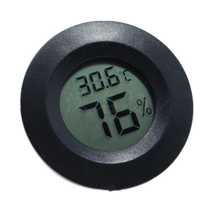 Mini Hygromètre Thermomètre Numérique – Lot De 2 – Grand écran LCD Celsius – Pour Maison, Serre, Bureau, Chambre Bébé