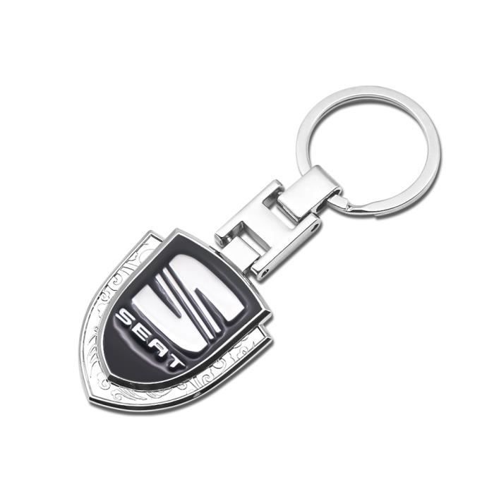 Porte-clés,Voiture métal porte clés porte clés mode créatif porte clé  voiture calage pour siège Leon 5f Ibiza 6l 6j - Type SEAT - Cdiscount  Bagagerie - Maroquinerie