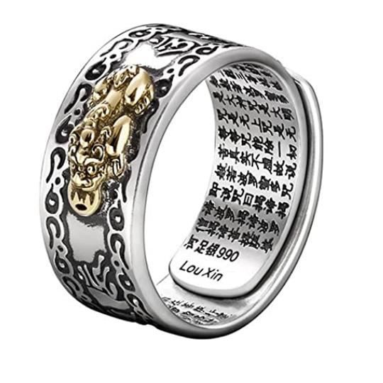 Bague Bouddhiste Porte Bonheurnull