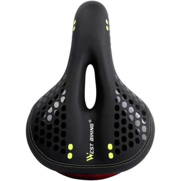 Simpeak Couvre-selle Gel Vélo Confortable, Noir – Housse Siège VTT Et Route Avec Mousse