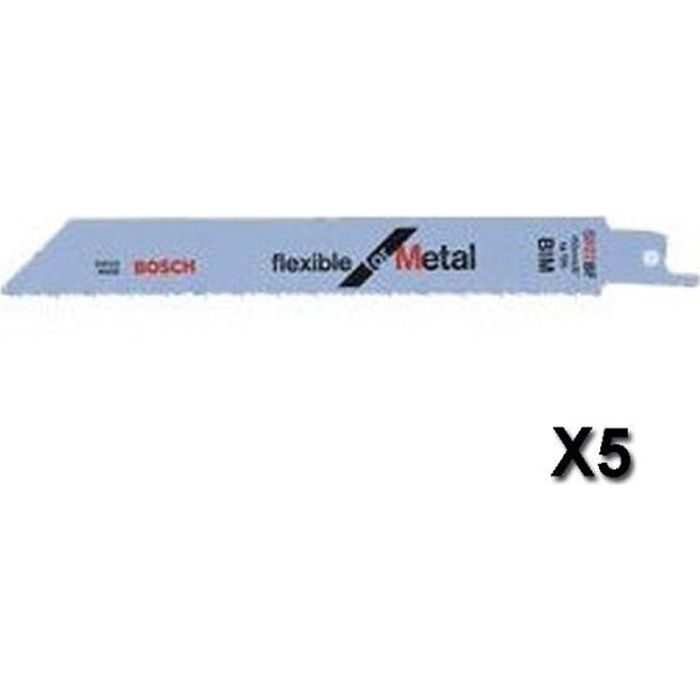 Bosch sabre lame de Scie S 922 BF Flexible pour Métal 2608656014
