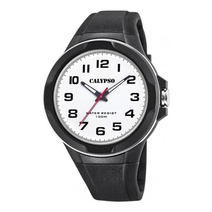 Montre CALYPSO Sweet Time Cadran Blanc Bracelet Plastique