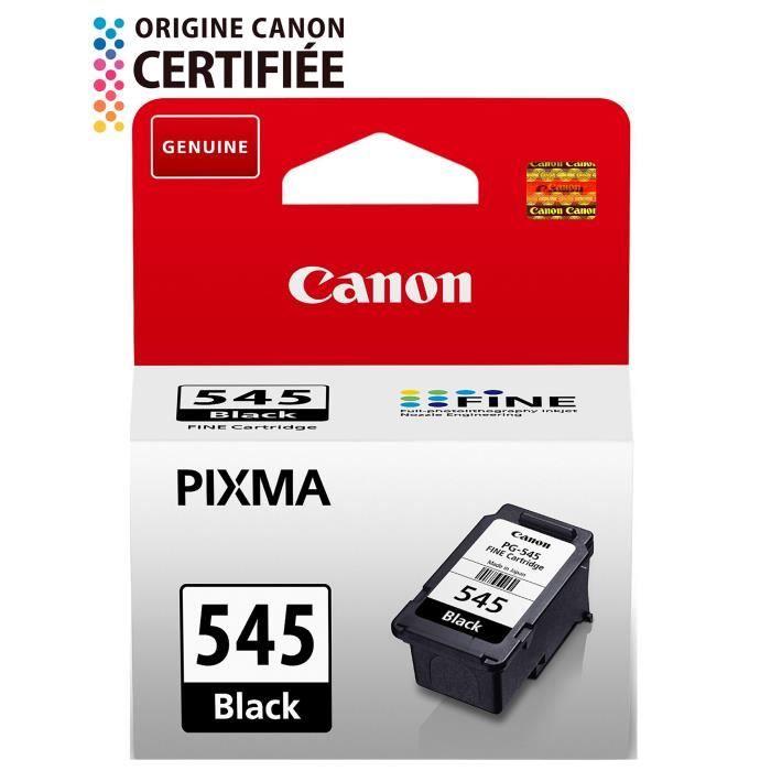 CANON Cartouche d'encre PG-545 Noir - Achat / Vente cartouche imprimante CANON  Cartouche d'encre pas cher 4960999974507 - Cdiscount