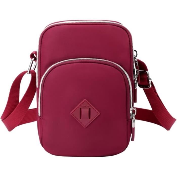 Sac à Main Bandoulière Rosetti - Rose Avec Accents Argentés - Taille Medium