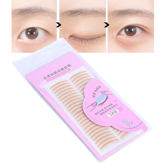 5 Paires D'Autocollants Pailletés Réutilisables Pour Paupières (Eye-line Stickers)