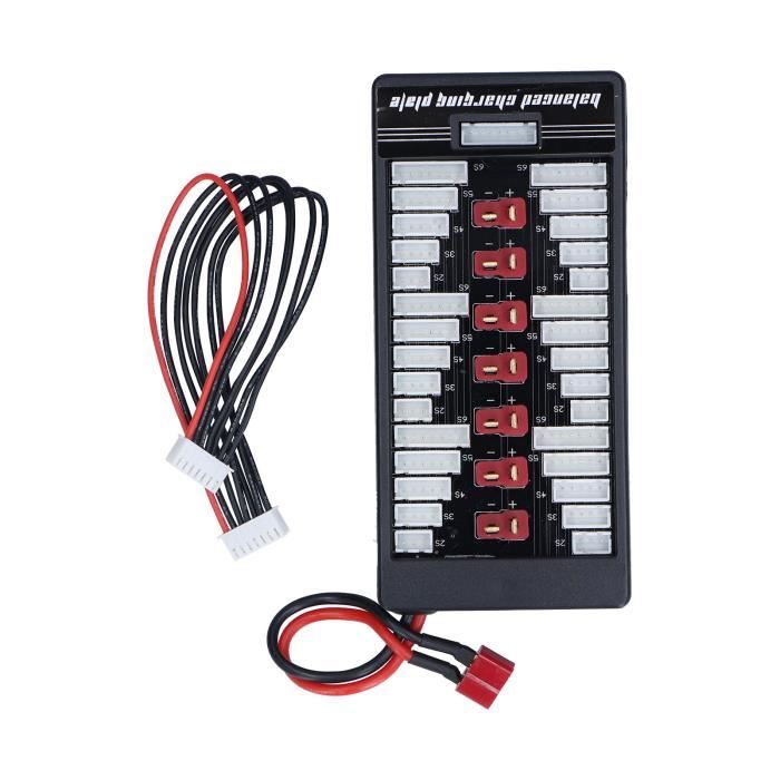 CHICIRIS Carte de charge parallèle pratique chargeur de batterie 2S‑6S pour IMAX B6/B6AC IDST, matériau ABS pour les amateurs de RC