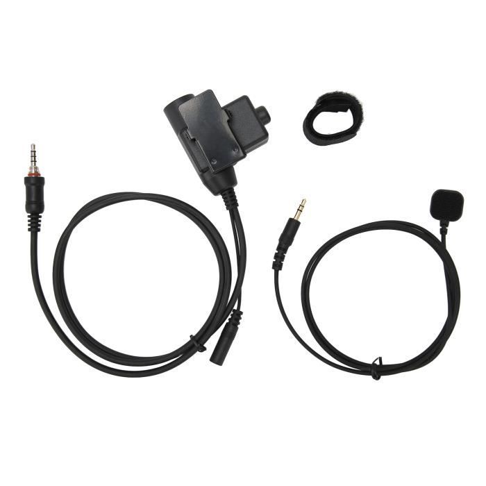 Casque d'écoute robuste Casque Radio, Casque Antibruit Robuste avec U94 PTT pour Hytera PD780 Casque d'écoute robuste Casque Radio, Casque Antibruit Robuste avec U94 PTT pour Hytera PD780