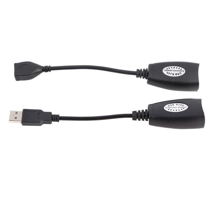 SWT® USB 2.0 vers RJ45 Adaptateur de Câble d'extension Réseau