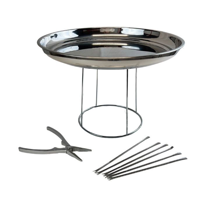 Couvercle Cloche Couvre Plat Maille Gris D 35 | La Casserolerie