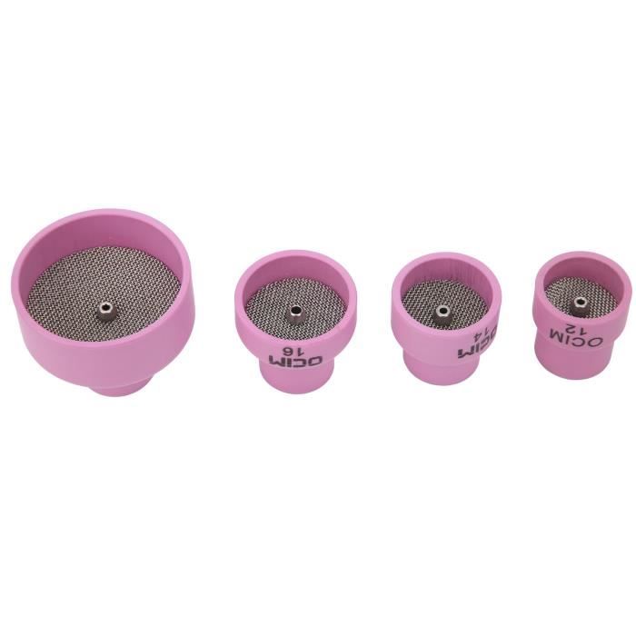Lot Coupelles Céramique TIG #12 #14 + Pinces 2.4 Mm – Pour WP-17/18/26