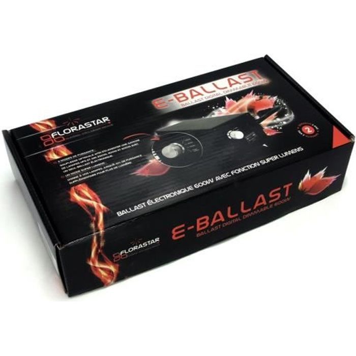 Ballast électro 600W Florastar Dimmable Cdiscount Jardin