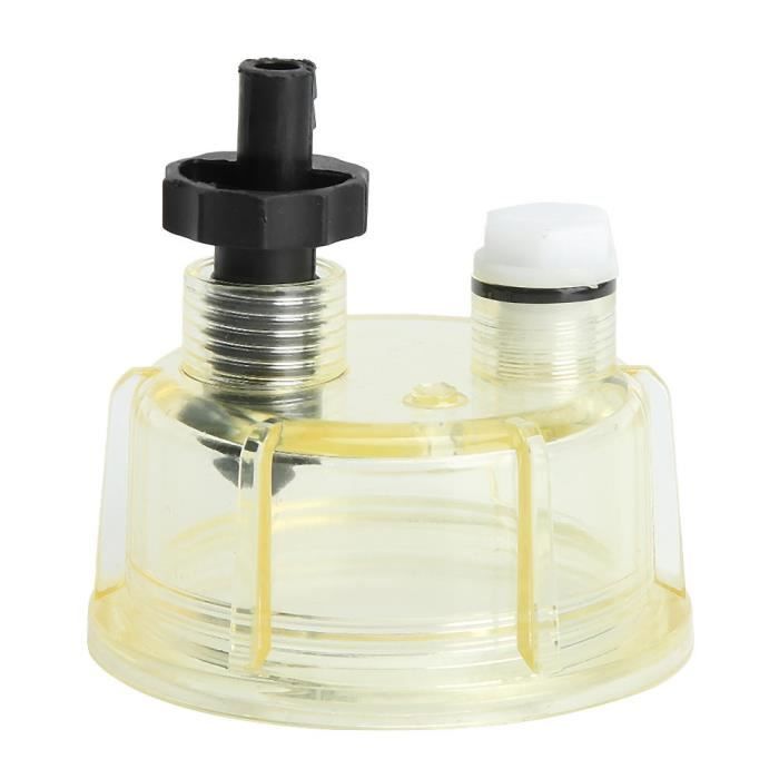 Filtre à Carburant R12T 30 GPH – Séparateur Eau, Plastique, 10 Microns, Pour Bateaux Hors-bord