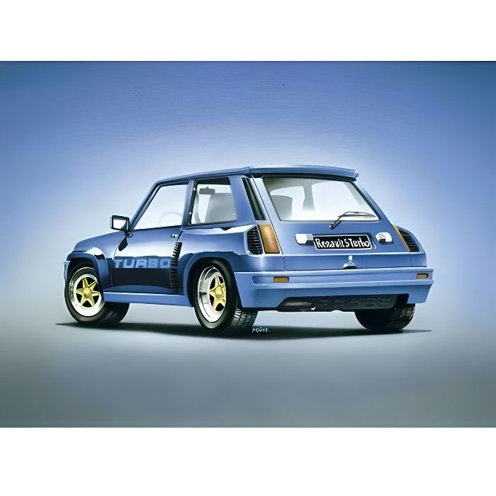 Maquette - HELLER - Renault 5 Turbo - Enfant - 15 ans - Garçon - Rouge - Intérieur