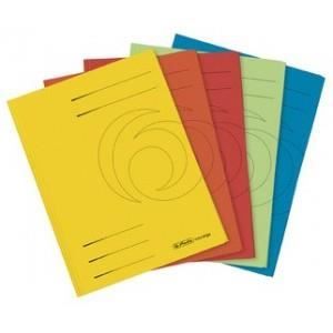 Intercalaires Carton Manille A4 Herlitz - 6 Parties Multicolores | 230 G/m² | Pour Classeur, école, Bureau