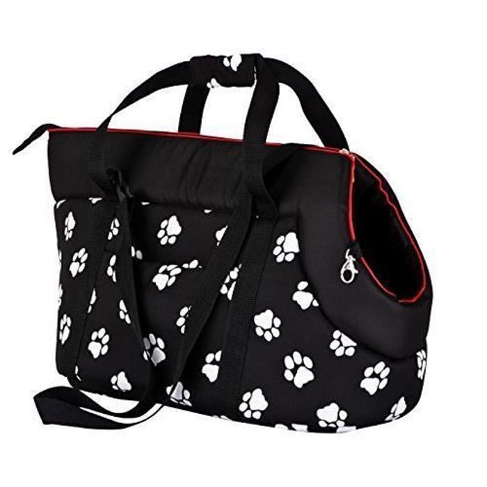 HobbyDog Karlie TOR cwl3 de Transport Chat Sac avec Pattes Taille 40 x 30 x 55 cm, Noir TORCWL3
