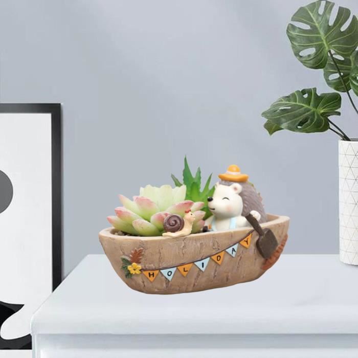 Pot En Résine Hérisson - France