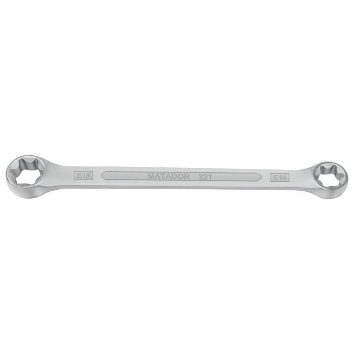 Métrique 14 mm T Bar Metal Hex clé à douille profonde Nut Driver Ton Argent