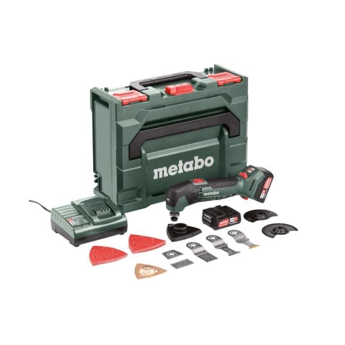 Outil multifonctions METABO MT 12 Powermaxx 12 V 2x2 0 Ah 9 accessoires