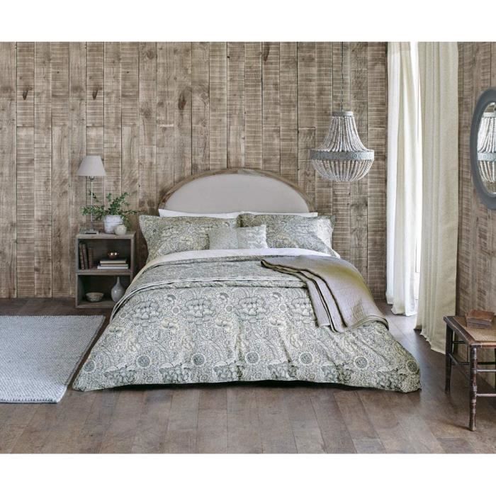 Housse De Couette Pailletée Super King - Gris Anthracite - 100% Coton 200 Fils - AMBIANCE