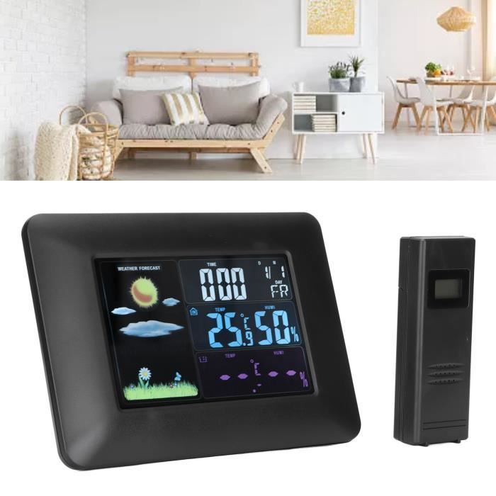 Thermomètre Numérique Pour Voiture - Intérieur/extérieur, écran LCD, Alimentation 12V - Noir - 9