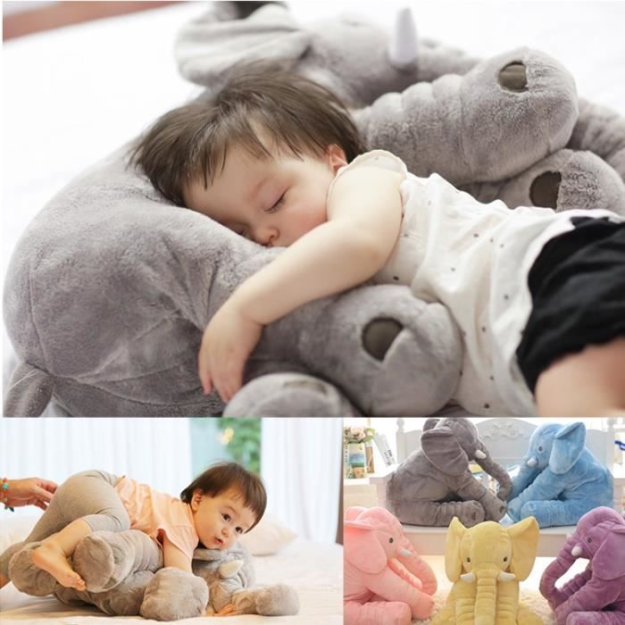 Bebe Elephant Poupee Bourre Elephant Peluche Oreiller Cdiscount Jeux Jouets